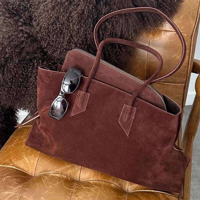 Designer Bag Tote Shoulder Bag New Niche Versatile Casual Lazy Style Suede Large Capacity Commuter Tote For Women