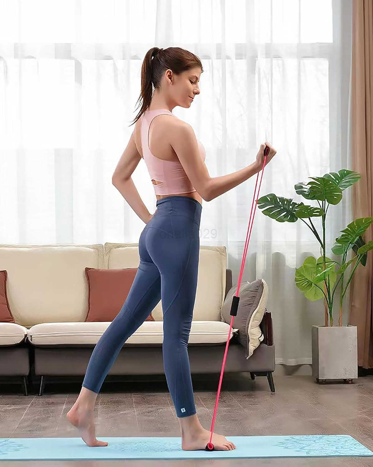 FitnESS Resistance Band ArmBack Training Elastic RopesWorkout Chest Arm and Shoulder Stretch Bands Exercise Equipment for Physical TherapyYogaPilates 