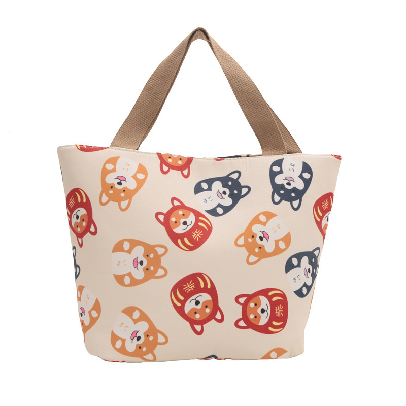 Trendy Cute Handbag Lunch Box For Designer Bag Office Free Shipping Workers Canvas Tote Bag For Moms Luxury Bag To Carry Meals Out