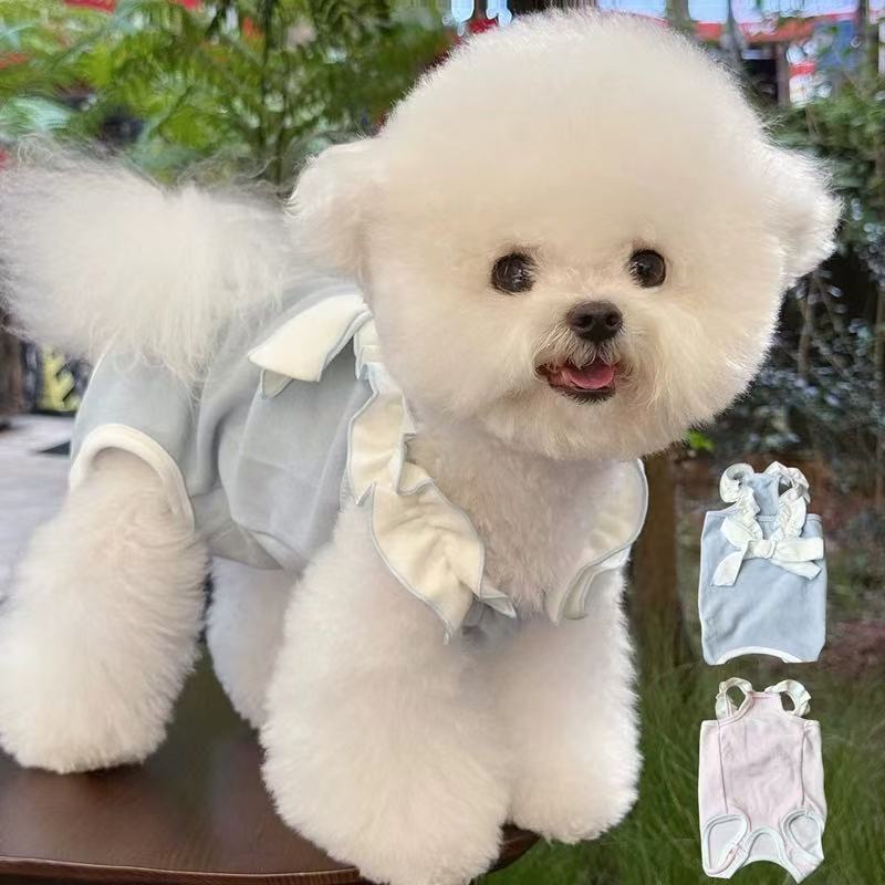 T1193 New autumn and winter pet dog clothes cat clothes Teddy Bichon Pomeranian small dog pet clothing