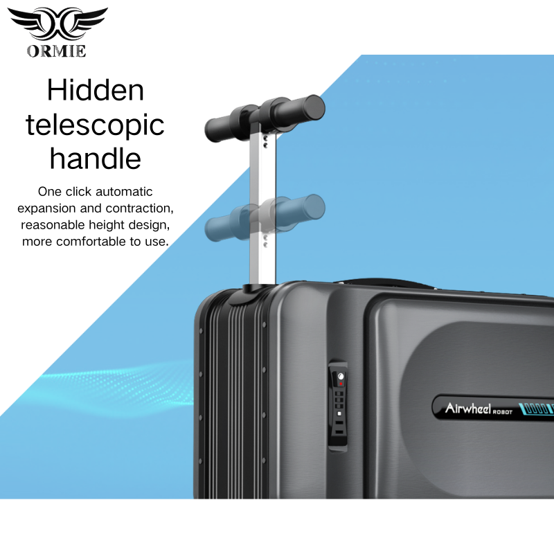 ORMIE Smart Electric Luggage - Effortless Travel Companion with Robotic Tech SE3-T