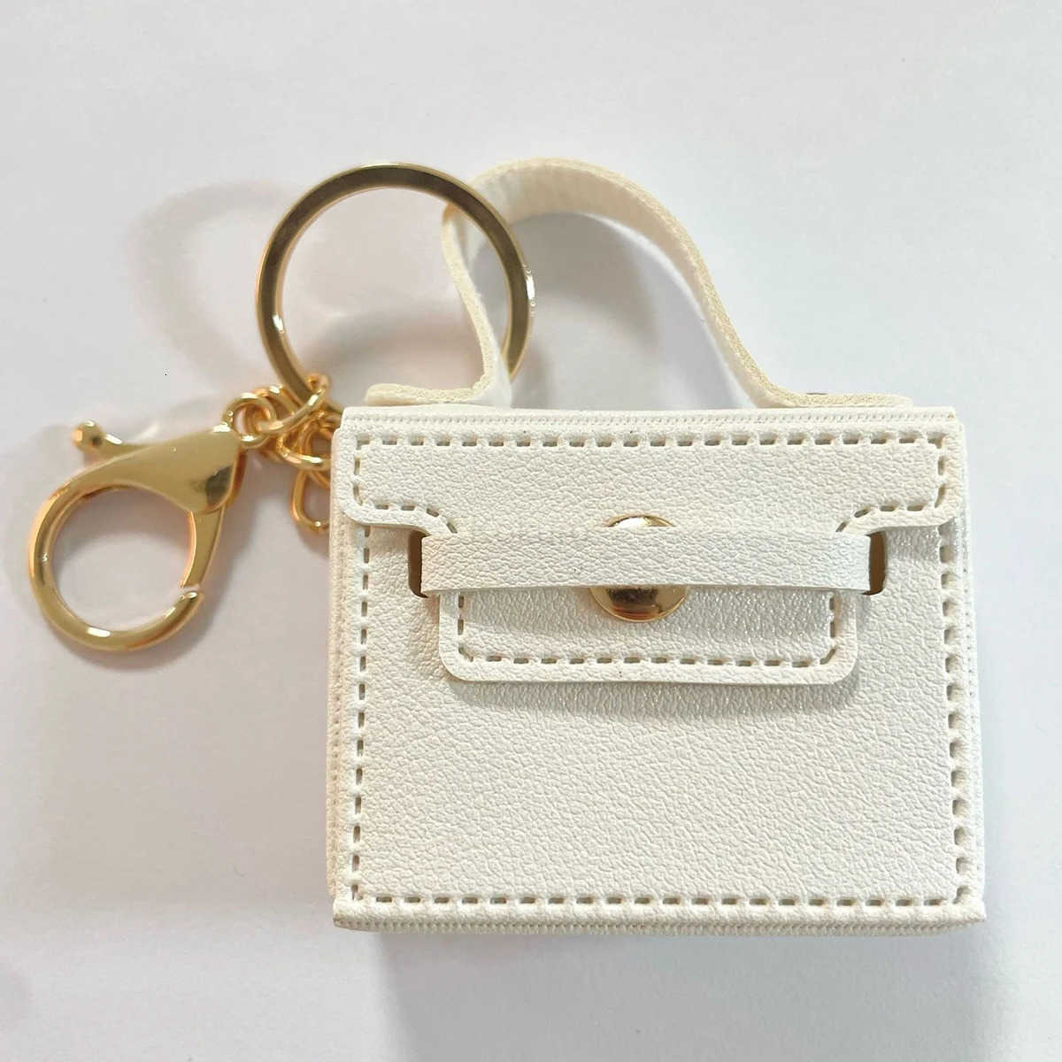 Mini Keychain Cute Candy Color Small Square Bag Pendant Creative Kawaii Car Decoration Bag Accessories M250912