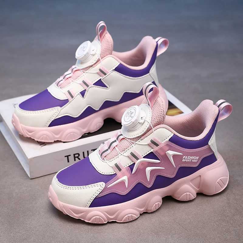 Children Shoes Luxury Origin Girls Sneaker Autumn Luxury PU Leather Platform Kids Casual Sneaker Girls Sports Shoes Size 2938 Y250912