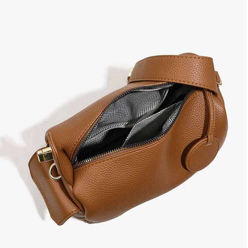 Women's Bags Fashion PU Leather Top Carrying Handbags Multi Pocket Design Multifunctional Crossbody Tote Shoulder Bag