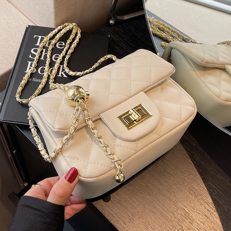 TB BHULAMTE Designer Bag This Year's Trendy Luxury Bag Bags For Women 2025 New Fashion Quilted Chain Shoulder Bag High-end Stylish Crossbody Smal