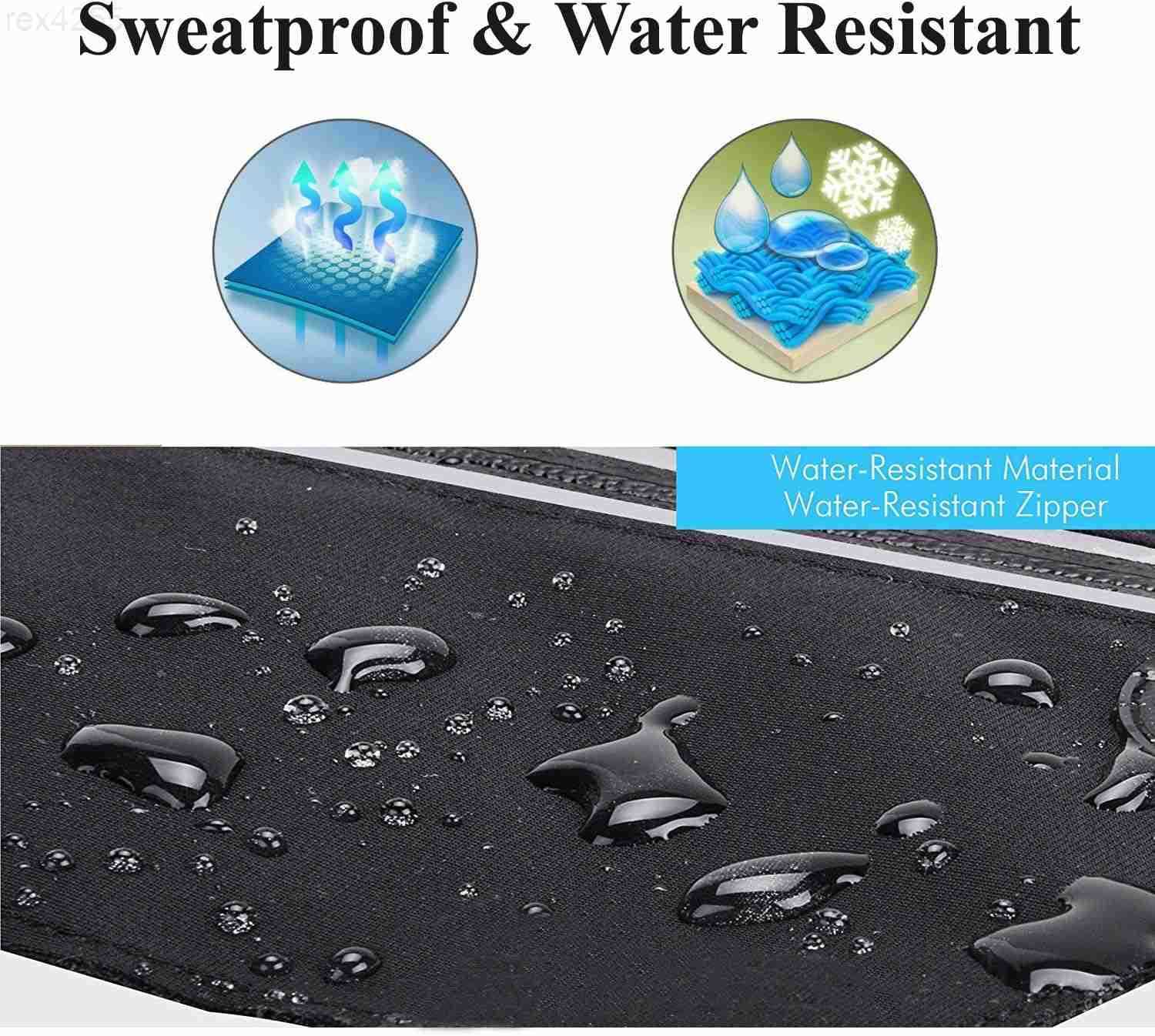 Fanny Packs for Women Waterproof Fanny Pack for Men Adjustable Running Belt Waist Pack Slim Expandable Pocket Belt Black iPhone Running Holder Cell Ph