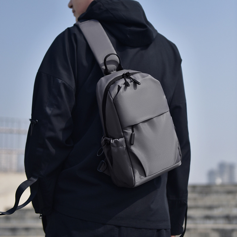 Large Capacity Casual Men Luxury Bag Chest Bag Free Shipping Trendy Fashion Korean Version Ins Simple Shoulder Bag Outdoor Sports Cycling Designer Bag