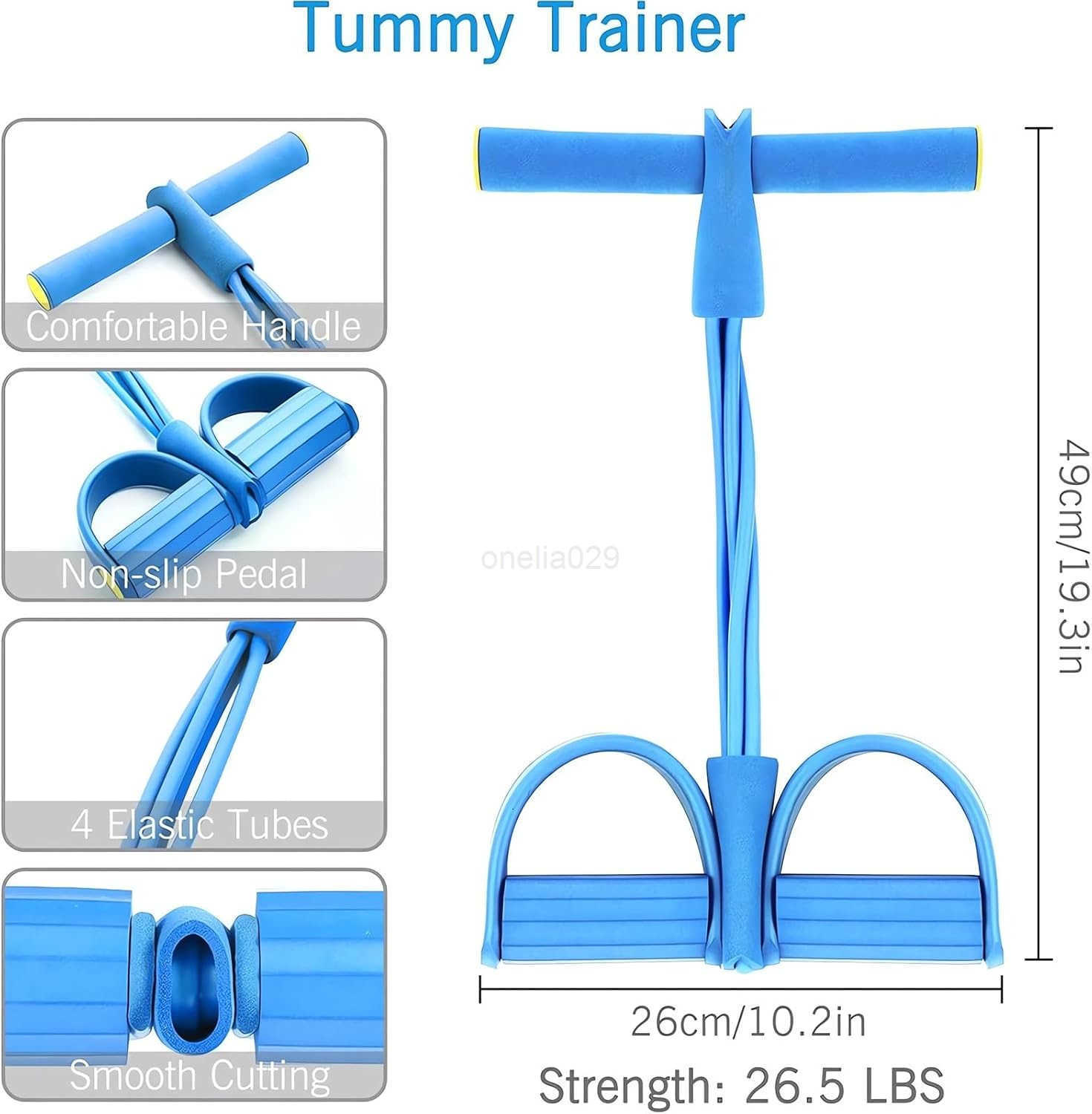 21 Fitness Resistance Bands4 Tube Pedal Ankle Puller 2023 New Sit up Leg Stretch Rope Exercise Bands with Handles Stretching Workout Fitness Bands for