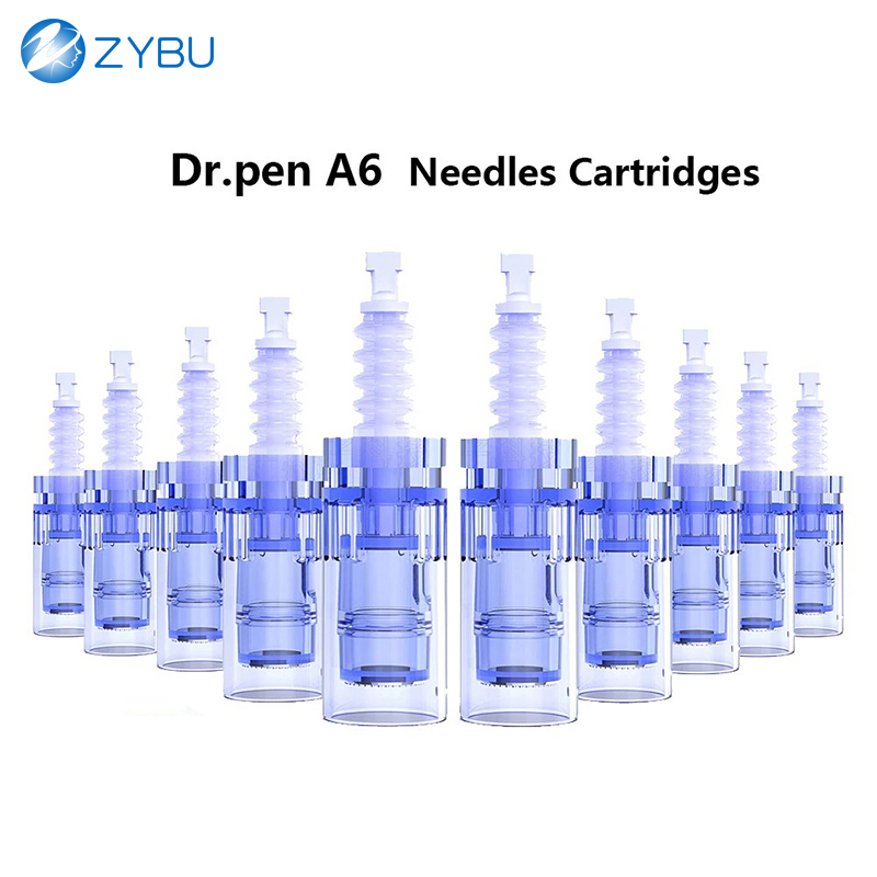 100Pcs Derma Pen Bayonet Needle Cartridge Microneedling Dr.pen A6 Replace Stamp L1 R3 F3 F5 R5 F7 9pin 12pin 24 36 42 Pins Nano Round 3D 5D Dermapen M