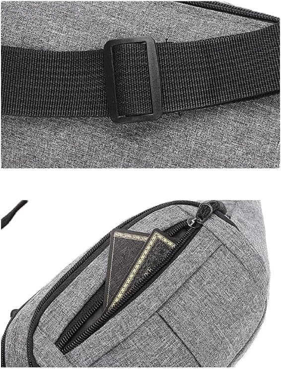 Large Fanny Pack for Women Men Gifts for Enjoy Sports Traveling Workout Casual HandsFree crossbody bags Navy BlueW250912