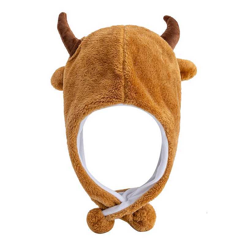Hot Sa Unisex Funny Bls 3D Sty Decorative Hat Winter For Men Wen Plush Fur Lovely Family Hat G250910