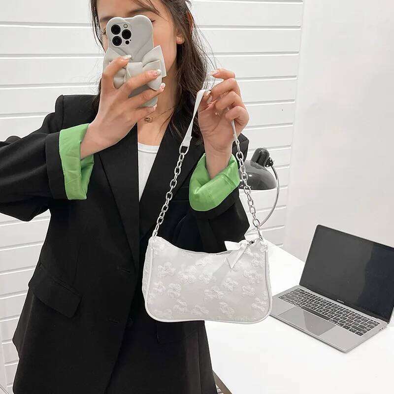 Fashion Felt Shoulder Small Casual Underarm Bag Female Hand Crossbody Bags For Women