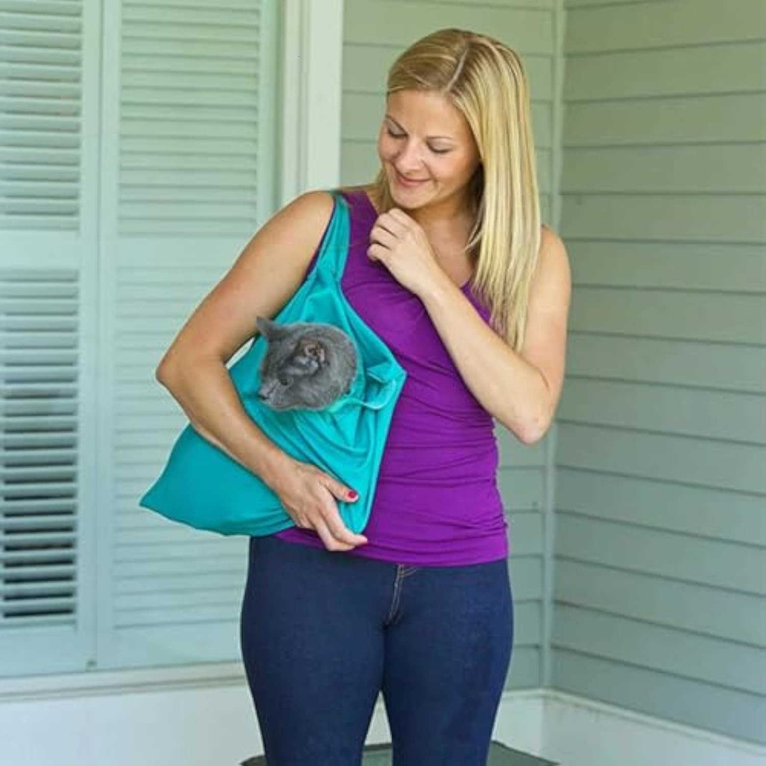 Cat Carrier Pouch Aberfields Cat Carrier Douch Cat Nail Clipping Cleaning Grooming Restraint Bag Very Suitable for Going Out with a KittenW250912