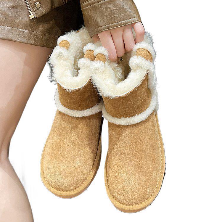 Free shipping Designer Boots Snow boots for women autumn winter thick soled plush cotton shoes short boots