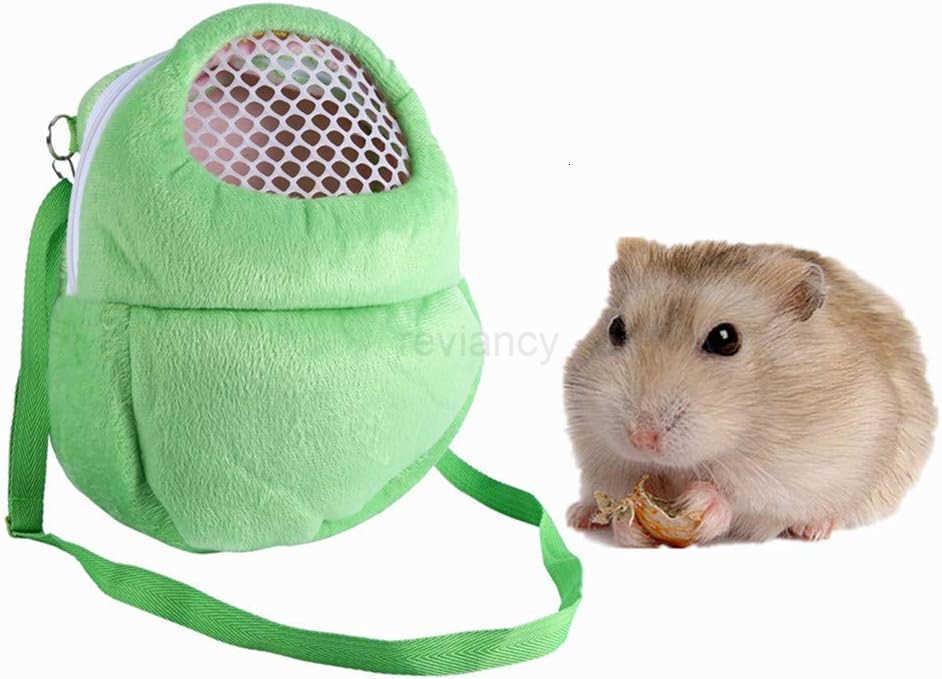 1 PCS Portable White Mesh African Hedgehog Hamster Breathable Pet Dog Carrier Bags Handbags Puppy Cat Travel Backpack S White Mesh GreenW250912