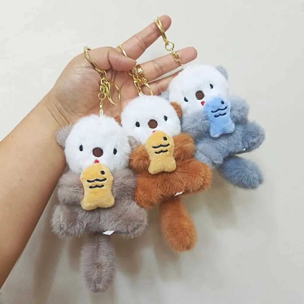 Plush Minake Keychain Cartoon Cute Minake Plush Doll Bag Pendant Friend Gift M250912