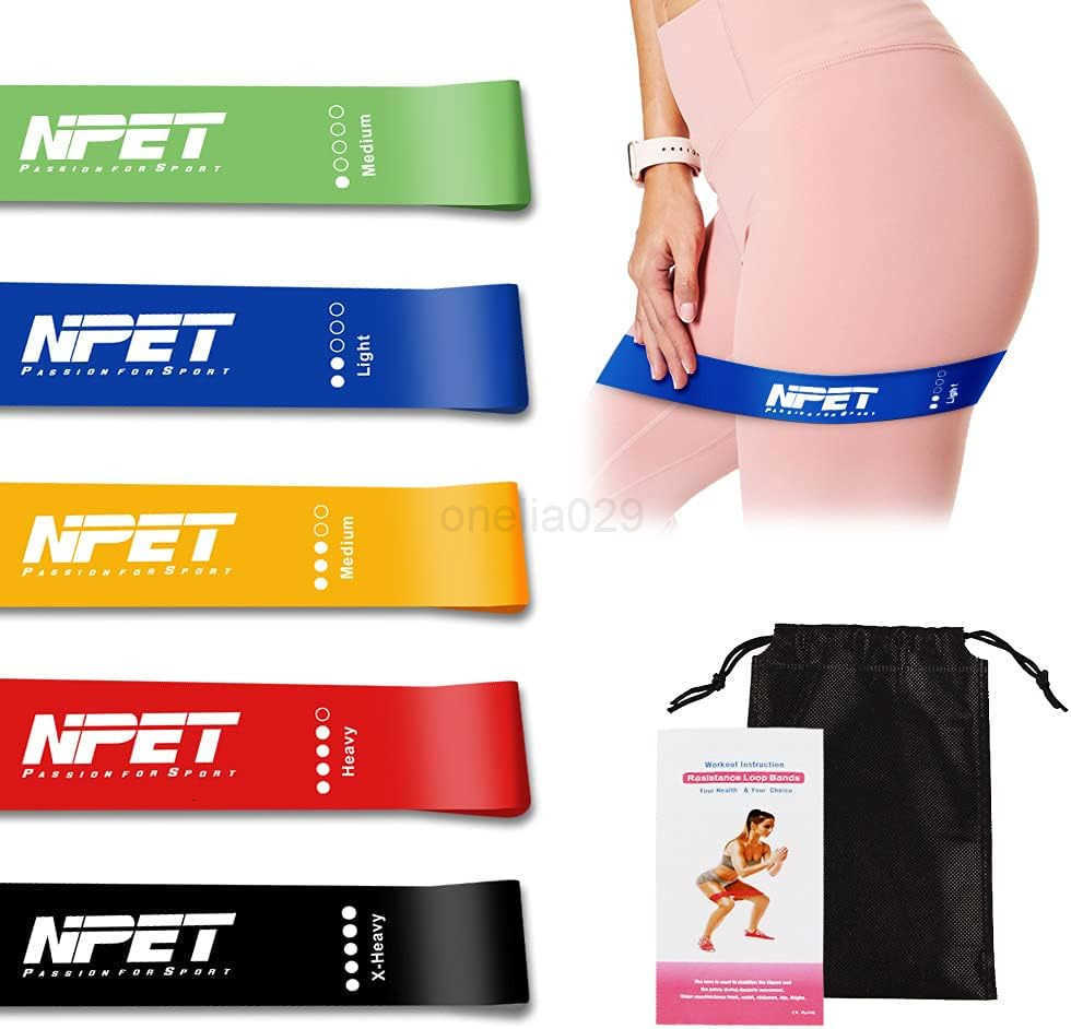 Resistance Loop Bands Resistance Exercise Bands for Home Fitness Stretching Physical Therapy Strength Training Workout Bands W250912