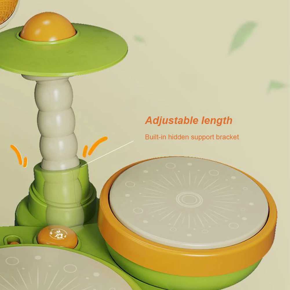 Baby Musical Toys Multifunctional Drum Set BPA Free Montessori Learning Toys Jazz Drum Toys Set with Microphone for Boys Girls C250912