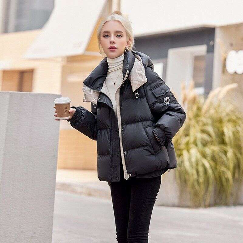 Down Women's New Short Style, Winter , Small And Thick Bread Jacket, Cotton Coat, Outerwear, Trendy