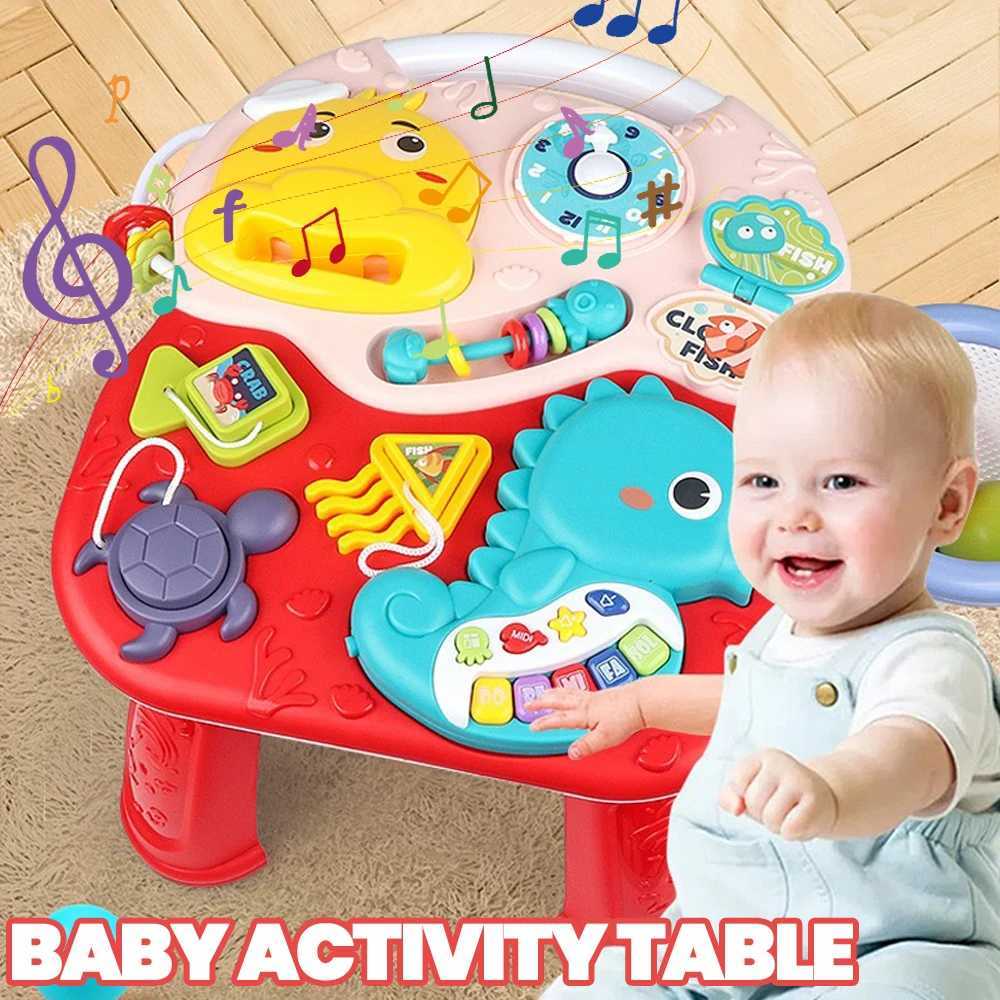 Baby Activity Table Musical Toys Sound Maker Games for Babies Sensory Toys MultiFunctional Movement Developing Educational Toys C250912
