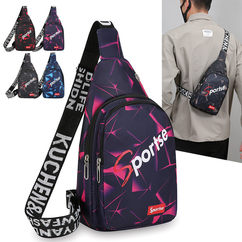 Men S Luxury Bag Chest Bag Summer Free Shipping Trendy Brand Large Capacity Youth Designer Bag Casual Backpack Waterproof Fashion Single Shoulder Cros