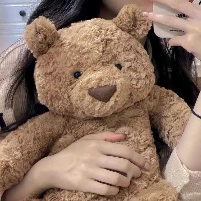 Ins Hot Sale Cute Teddy Bear Soft Doll Bear Barcelo Bear Doll Brown Sweater Bear Plush Soothing Toys Stuffed Toys Advent Gifts C250912