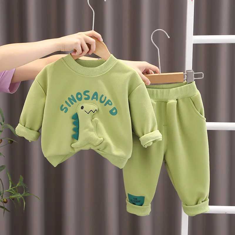 New Autumn Baby Boys Clothes Suit Children Girls Fashion TShirt Pants 2PcsSets Kids Outfits Toddler Costume Infant Tracksuits C250912