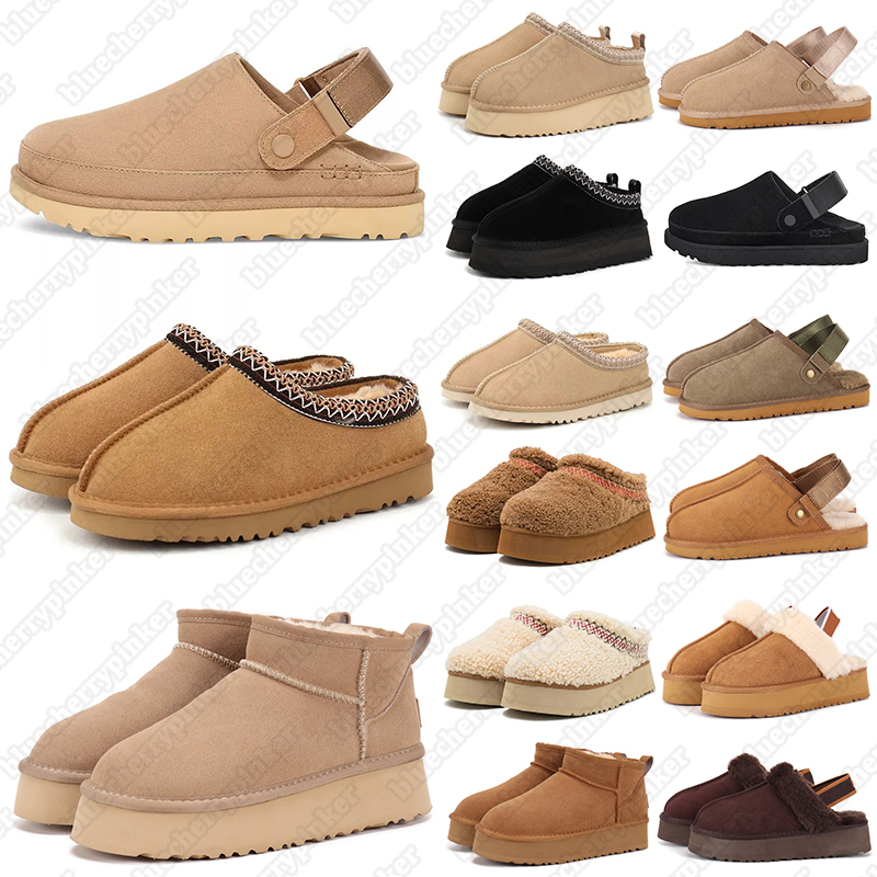 Free shipping tazman slippers designer for men women goldenstar mens slides popular ultra mini sandals tazz platform boots
