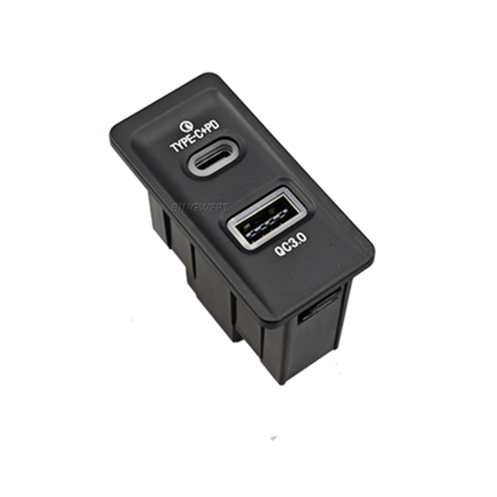 Car Fast Charger TYPE-CPD USB Interface Socket Charging Power Adapter Suitable For Golf MK7
