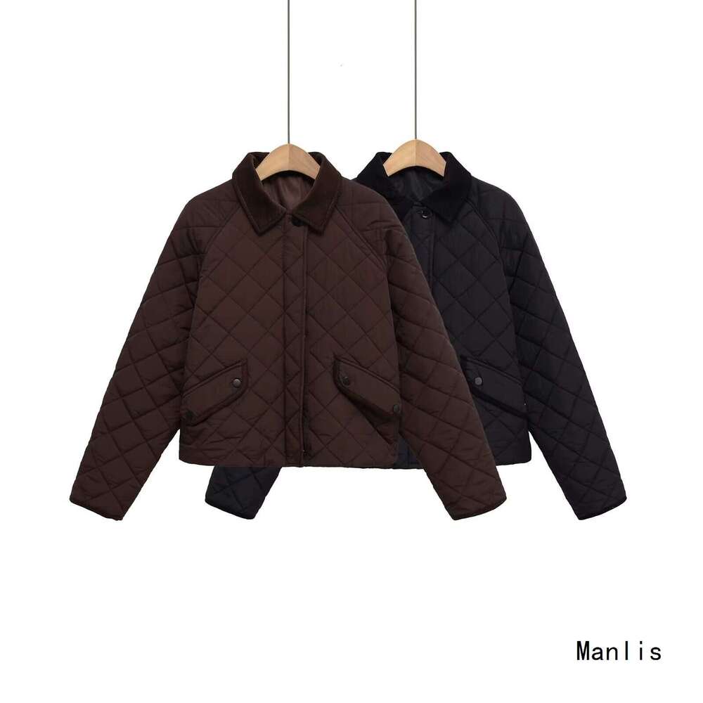 DHEssentials Z Style 2025 New Fashionable Elegant Women's Long Sleeve Solid Color Cotton Jacket 0677480