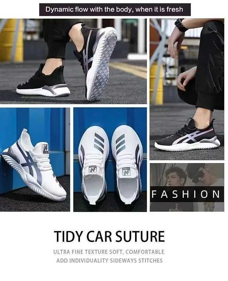 Fashionable and Comfortable Mens Casual Sneakers with Soft Sole for Running and Leisure W250912