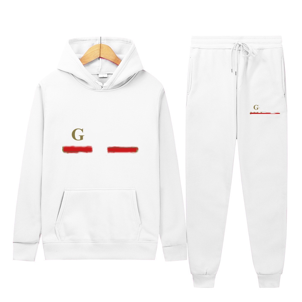 Men's Tracksuit Designer Tracksuit Casual Loose Fashion Simple Style Letter Pattern Print Fit Couple Two Piece Sport Set