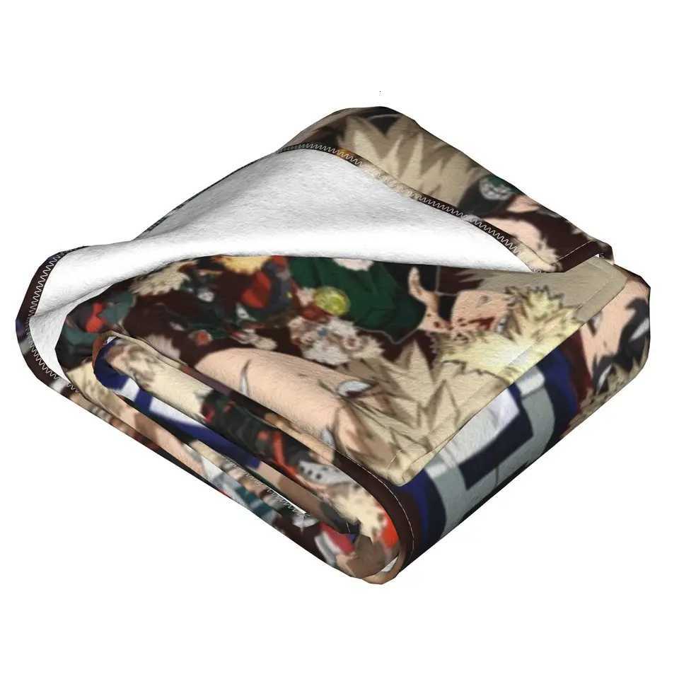 My Hero Academia Blanket Do You Truly Love Bakugou Wool Throw Blankets Summer Air Conditioning Decoration Soft Warm BedspreaXJ250912