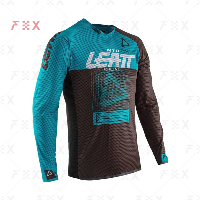 motorcycle mountain bike mtb leatt racing downhill jersey MTB Offroad DH MX bicycle locomotive shirt cross country 250911