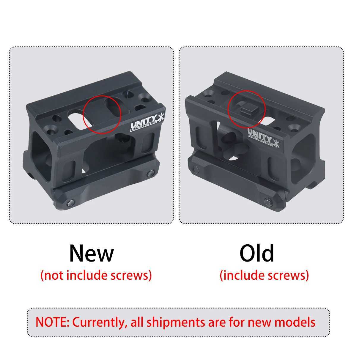 New UNITY Fast Riser Mount For T002 T001 Tactical Airsoft ROMEO5 Red Dot Sight Scope Universal Heightening Bracket YR271 588 H1 C250912