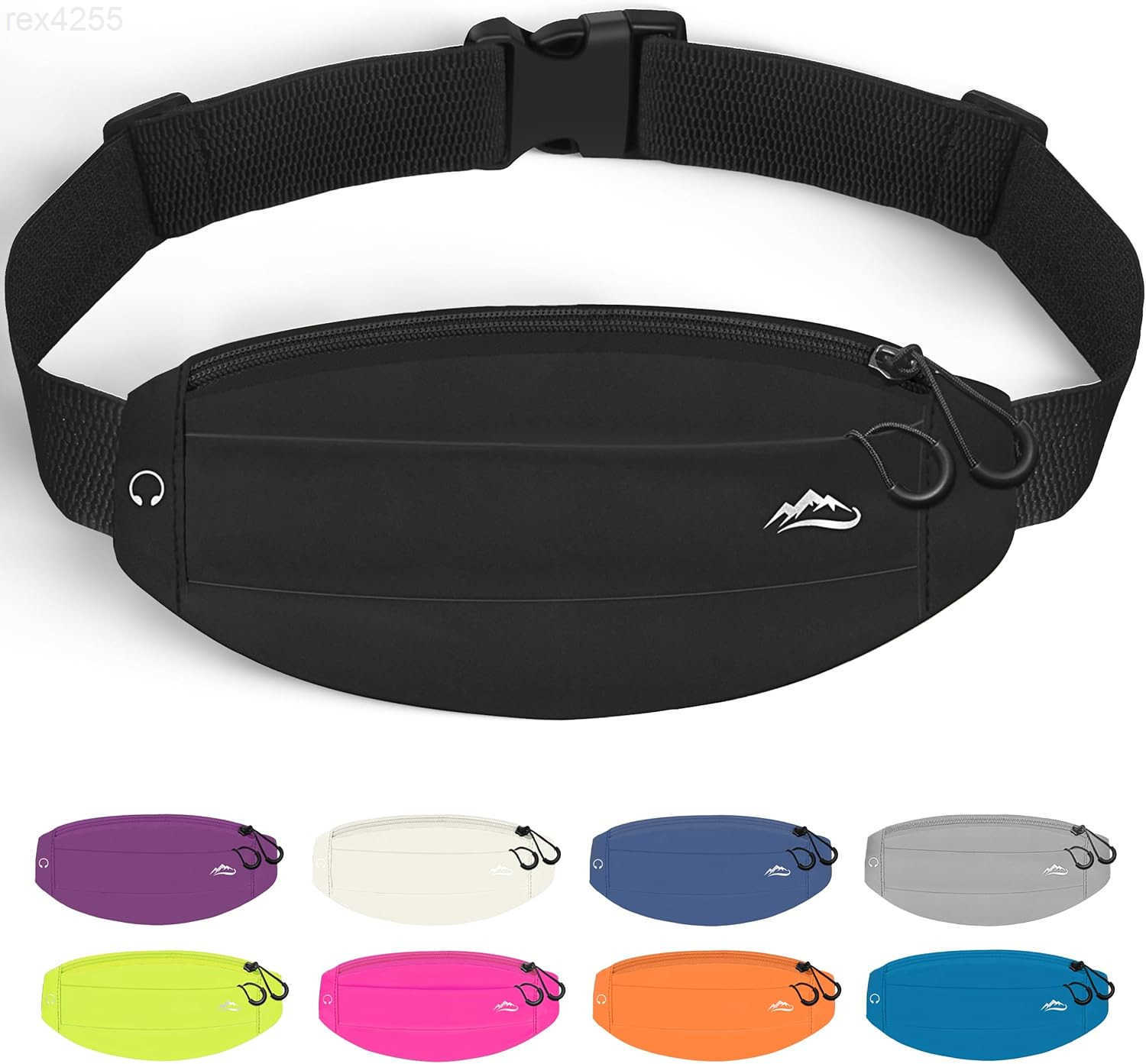 Fanny Pack Whole Bag Reflective Running belt for Women MenSweatproof Phone Holder Workout Running Waist PackblackW250912