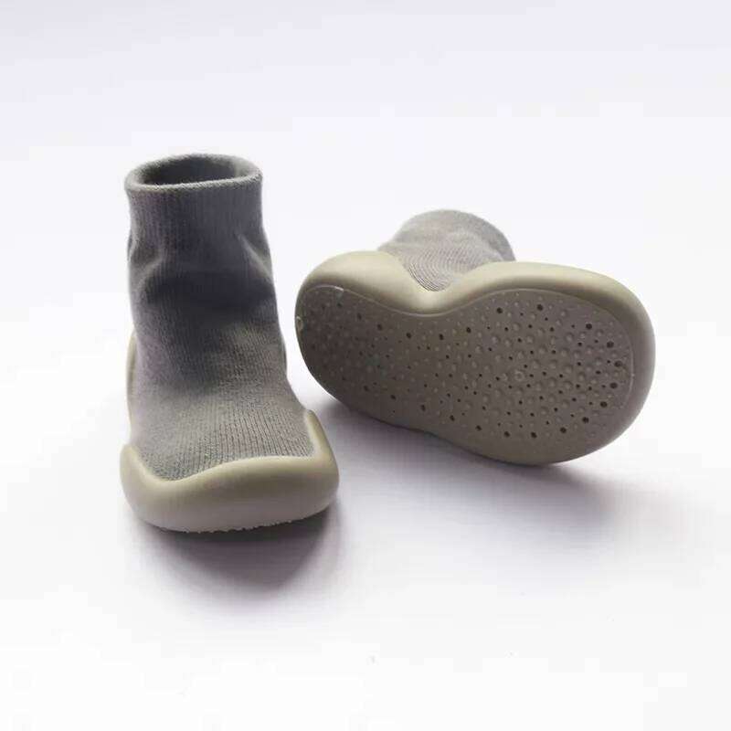 Baby Walking Spring Autumn Solid Color Anti Slip Children's Shoes Floor Socks for Boys and Girls
