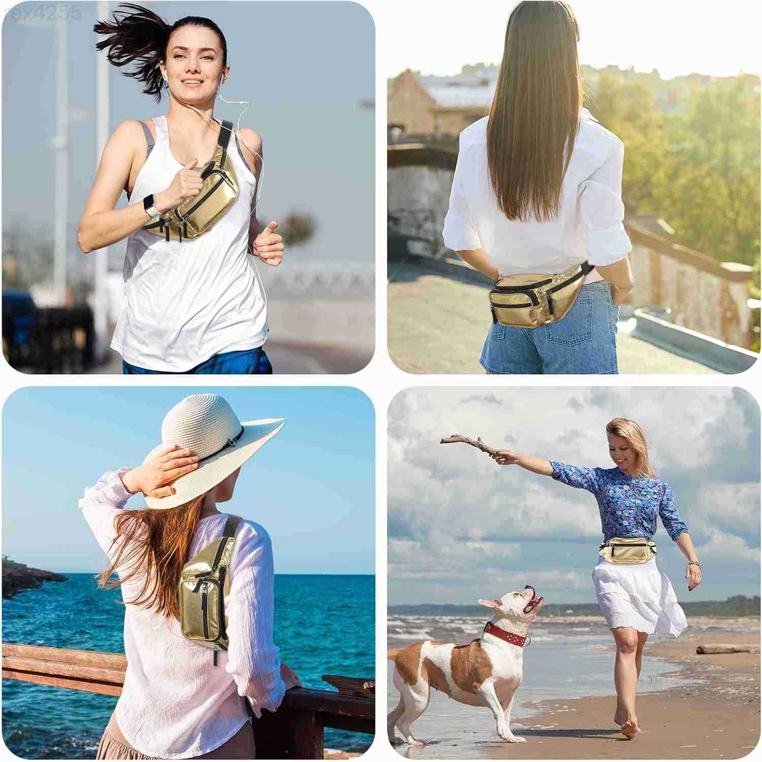 Fanny Pack Waist Packs for Men Women Waist Bag Hip Pack for Travel Hiking Running Outdoor SportsW250912