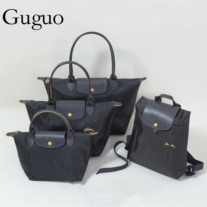 Guguo Free Shipping New Designer Bag Exclusive French Long Champ Bag Embroidered Dumpling Bag Large Capacity Long Champ Tote Bag Women's Bag Unde