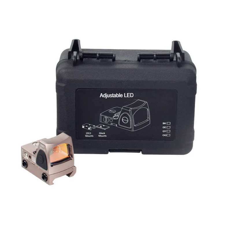 US Warehouse SR Mini RM Red Dot Sight Collimator Rifle Reflex Sight Scope fit 20mm Rail For Airsoft Hunting Rifle C250912