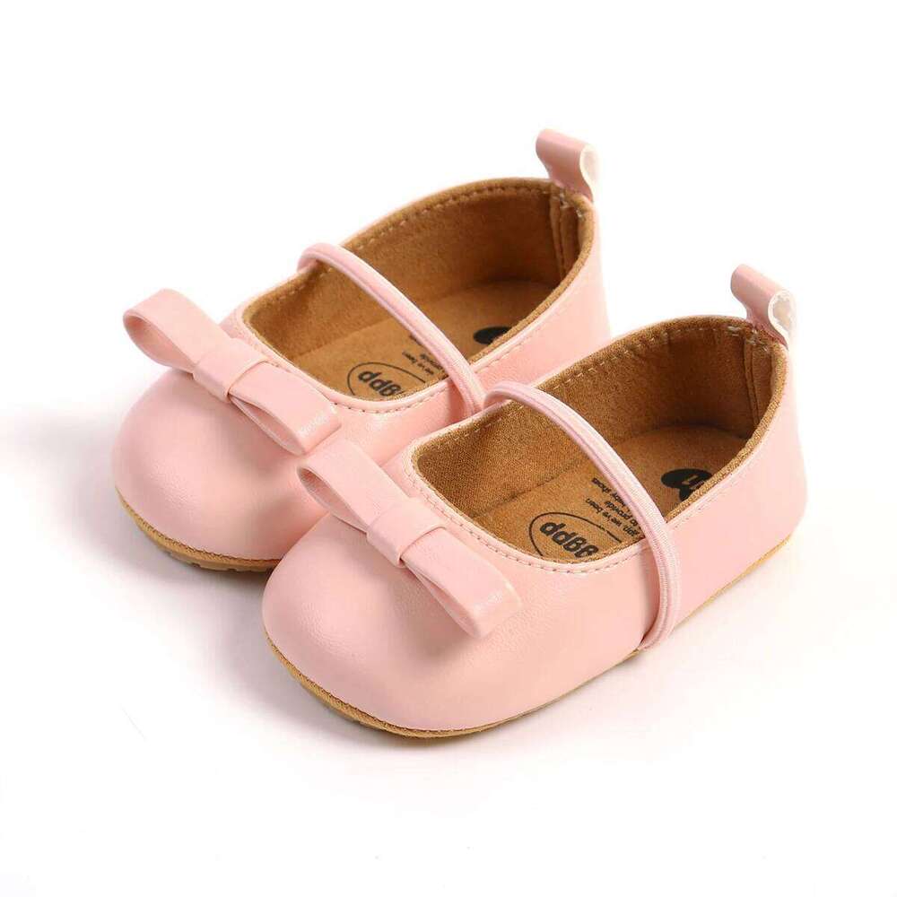 Baby Girl New Autumn Bowknot Rubber Soft Sole Non-Slip Toddler Shoes