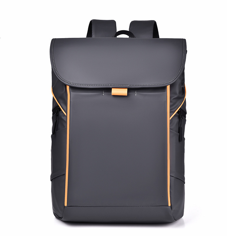 Men S Backpack Yellow Designer Bag Free Shipping Line Color Block Luxury Bag Backpack Laptop Bag Fashionable High Quality Backpack Business Travel Bag