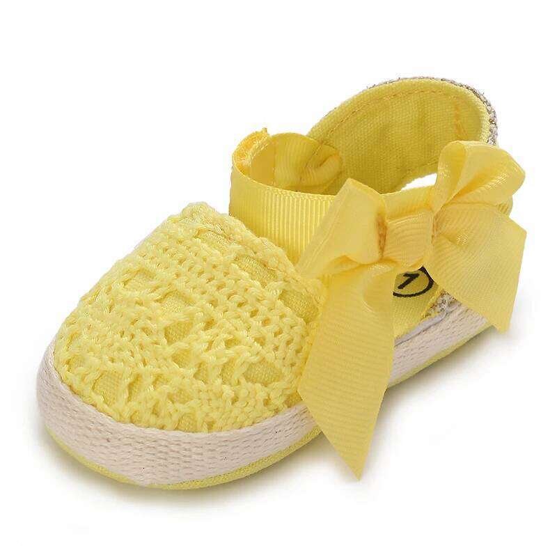 Summer Fashion Baby Bow Sandals 0-18M Soft Sole Comfortable Casual Walking Shoes for Girls
