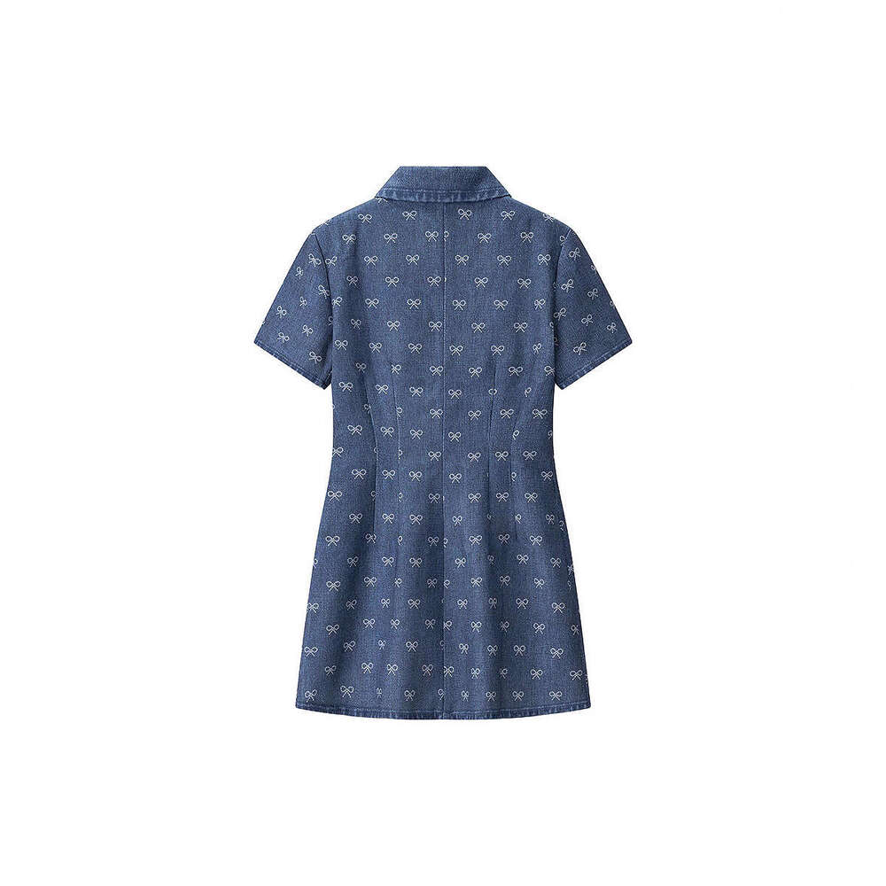 DHEssentials Women's French Style Socialite Little Chanel Fashion Niche Design Bow Dress