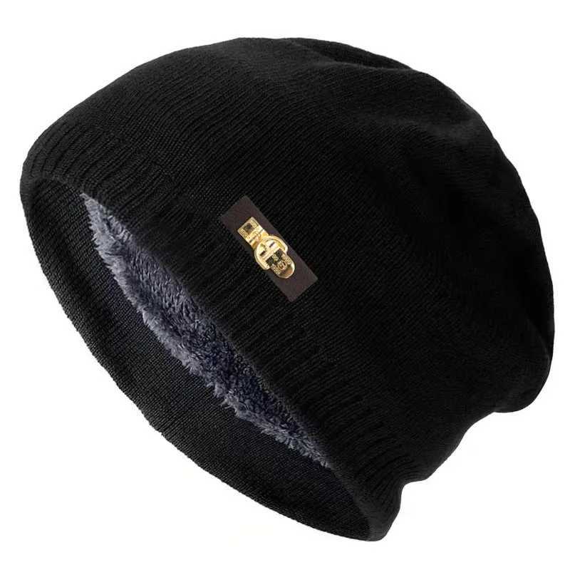 ic ather buck mens and wens knitted hat autumn and winter warm plover hat Korean version anti cold woon hat G250910