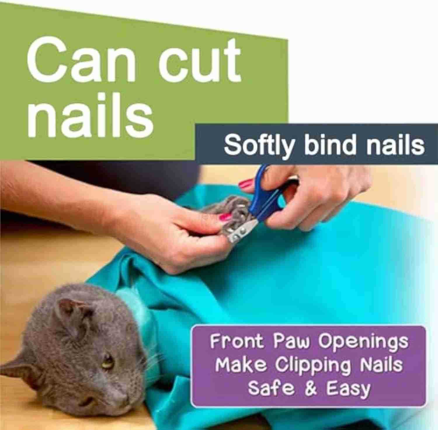 Cat Carrier Pouch Aberfields Cat Carrier Douch Cat Nail Clipping Cleaning Grooming Restraint Bag Very Suitable for Going Out with a KittenW250912