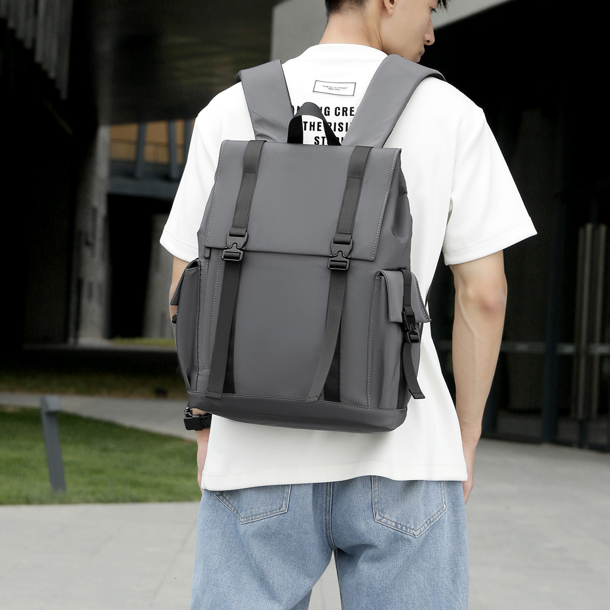 New Backpack Men S Free Shipping Business Commuting Multi Layer Computer Backpack Designer Bag Travel Large Capacity Backpack Luxury Bag Student Schoo