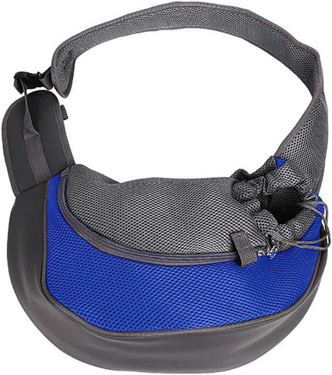 Pet Dog Sling Carrier Breathable Mesh Portable Travel Safe Pet Sling Shoulder Bag Carrier with Adjustable NonSlip Shoulder Strap for Small Dogs Cats P