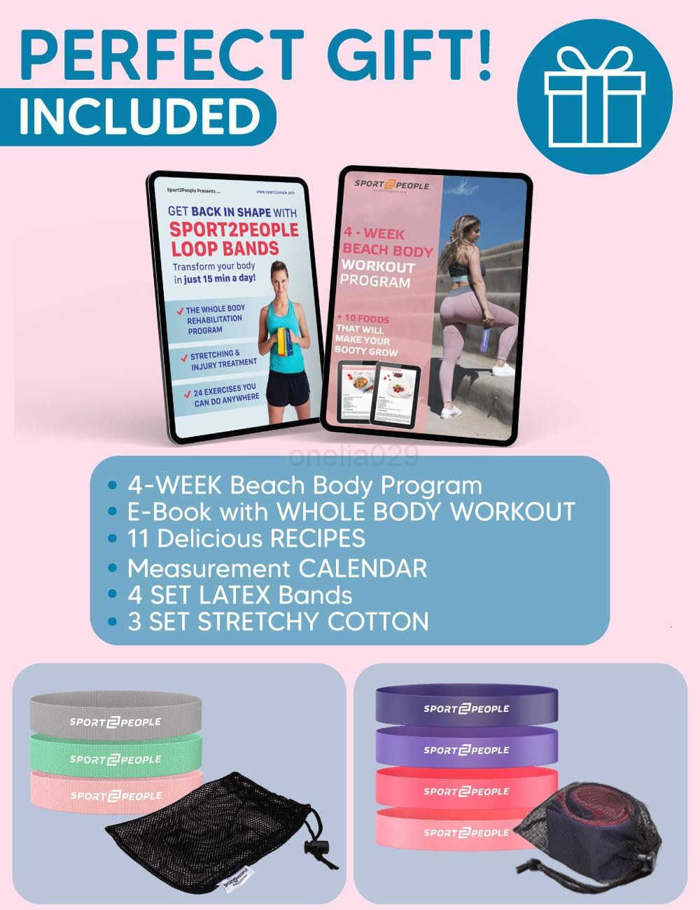 Resistance Bands for Working Out Exercise Bands Workout Bands Booty Bands Fitness Bands Excersing Bands Resistance Bands for Legs Resistance Band Gym 