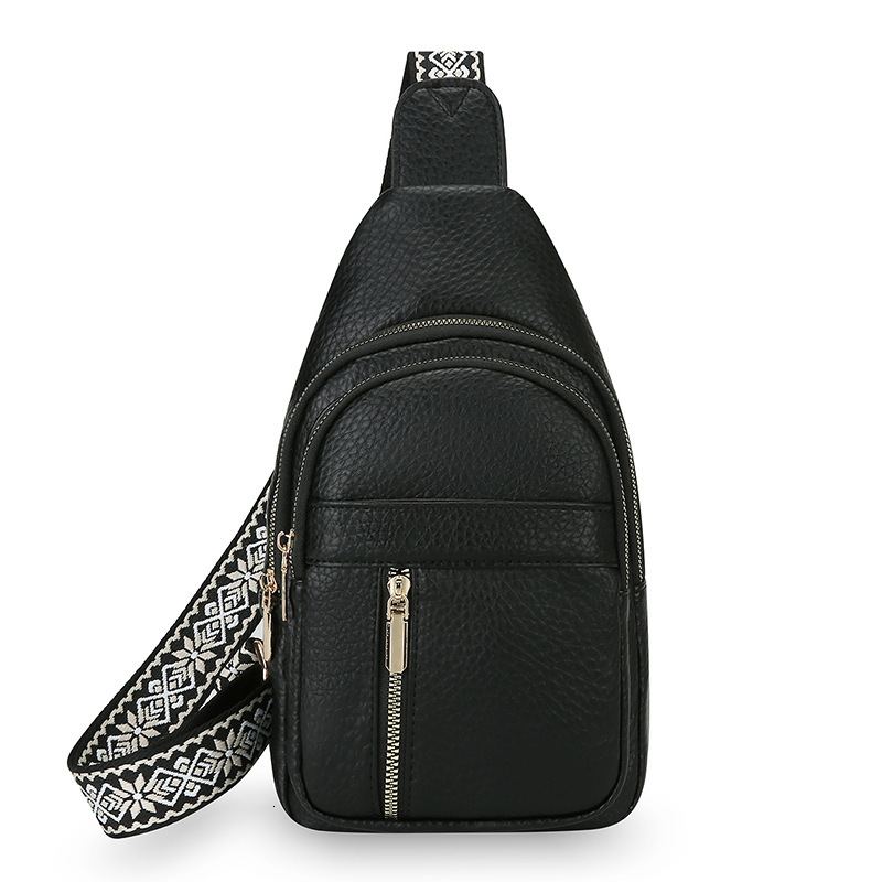 Foreign Trade Designer Free Shipping Bag Trend New Chest Bag Women S Crossbody Bag Fashion PU Soft Leather Shoulder Bag Casual Travel Luxury Bag Chest